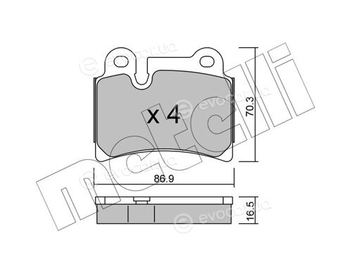 Metelli 22-0660-0