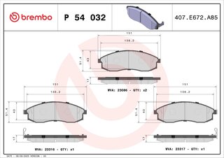 Brembo P 54 032
