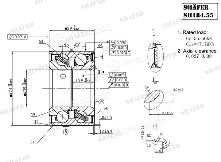 Shafer SH184.55