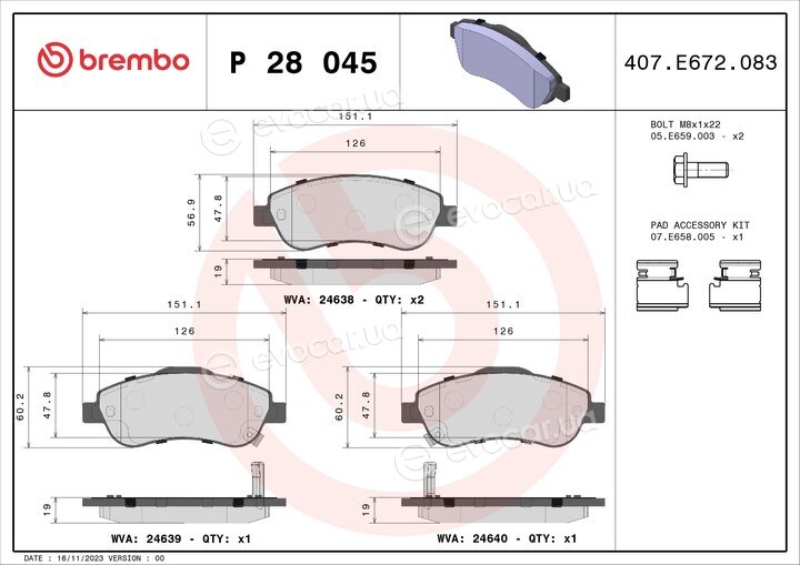 Brembo P 28 045