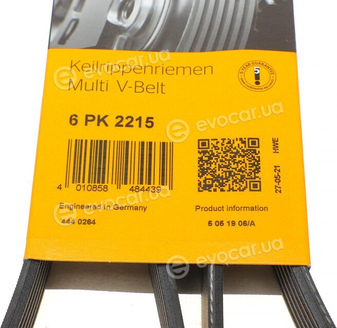 Continental 6PK2215