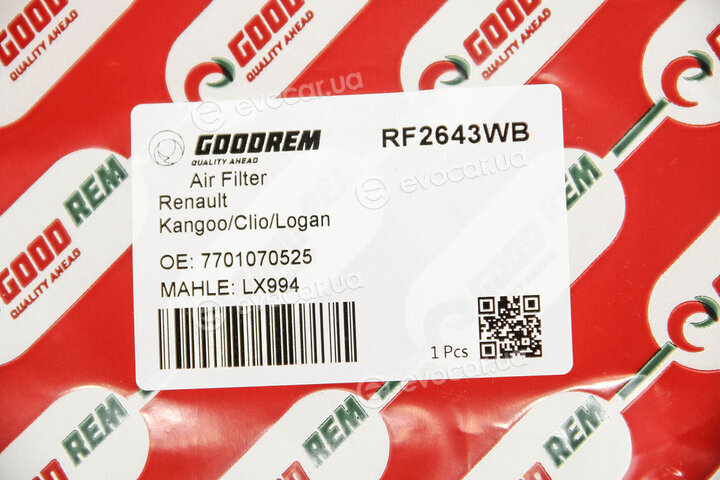 Goodrem RF2643WB