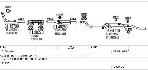 MTS C380432001620