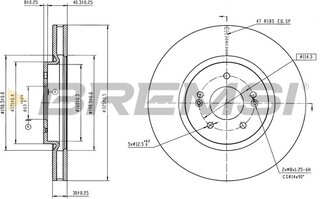 Bremsi CD8979V