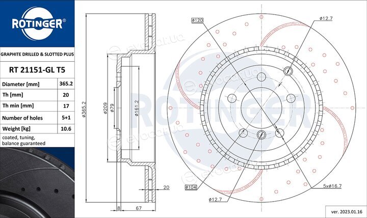 Rotinger RT 21151-GL T5