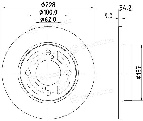 Hella Pagid 8DD 355 132-041