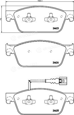 Hella Pagid 8DB 355 014-981