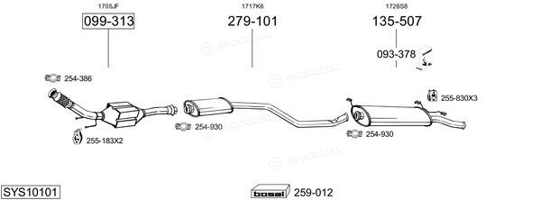 Bosal SYS10101