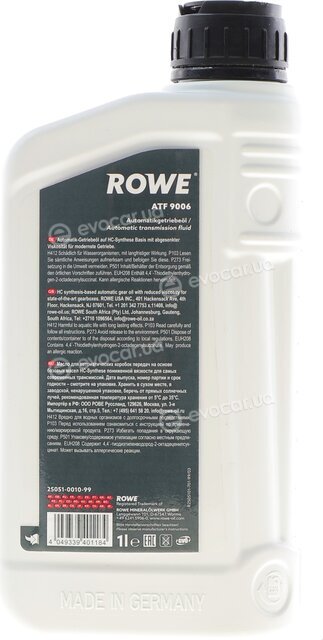 Rowe 25051-0010-99