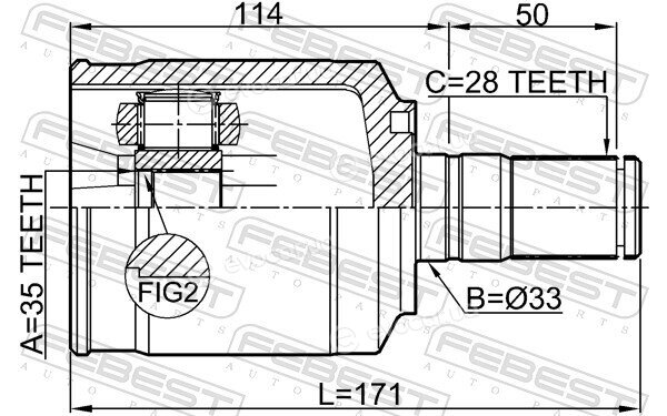 Febest 1211-CMATLH