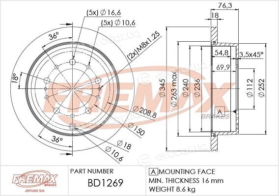 Fremax BD-1269