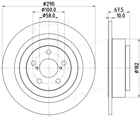 Hella Pagid 8DD 355 113-791