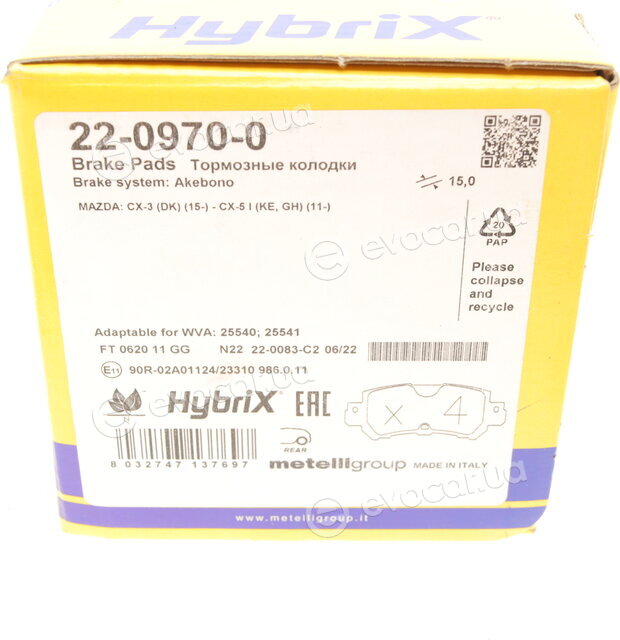 Metelli 22-0970-0