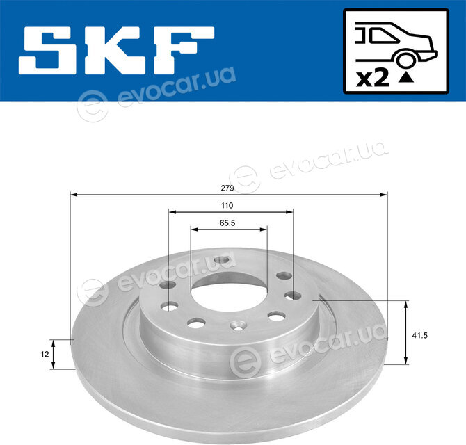 SKF VKBD 90509 S2