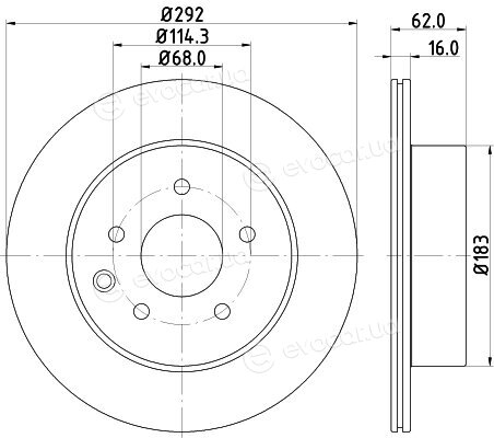 Hella Pagid 8DD 355 118-711