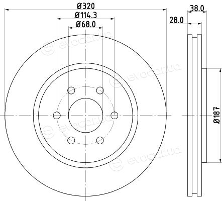 Hella Pagid 8DD 355 119-001