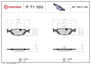Brembo P 71 003