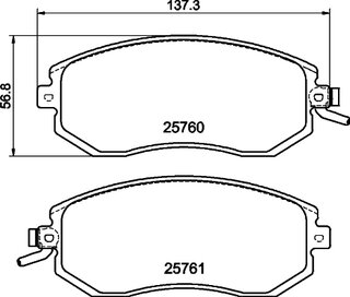 Hella Pagid 8DB 355 020-891