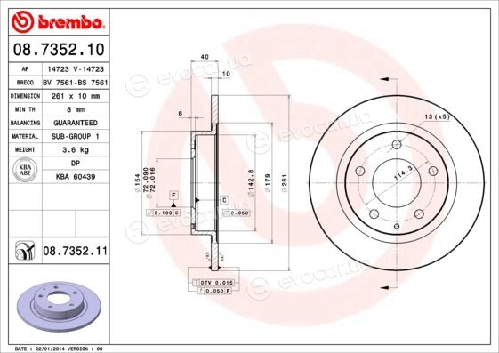 Brembo 08.7352.11