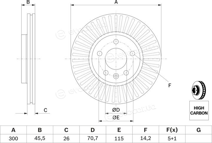 Bosch 0 986 479 C56