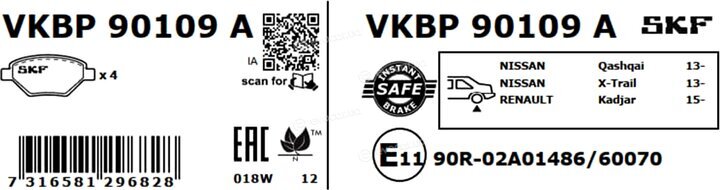 SKF VKBP 90109 A