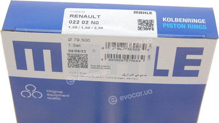 Mahle 022 02 N0