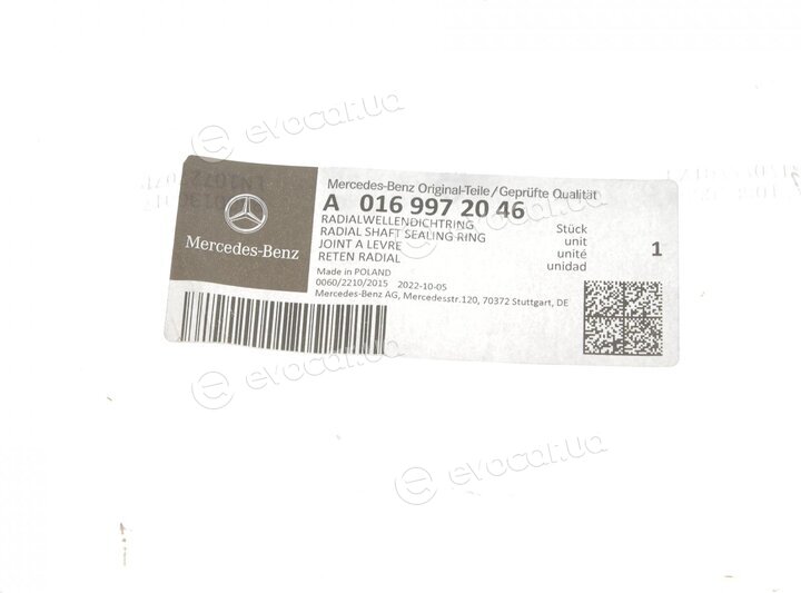 Mercedes-Benz A0169972046