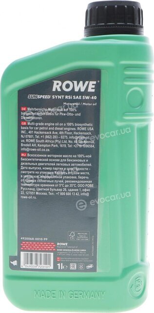 Rowe 4920068-0010-99