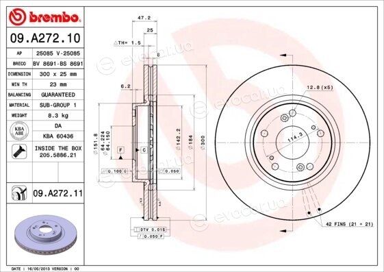 Brembo 09.A272.11