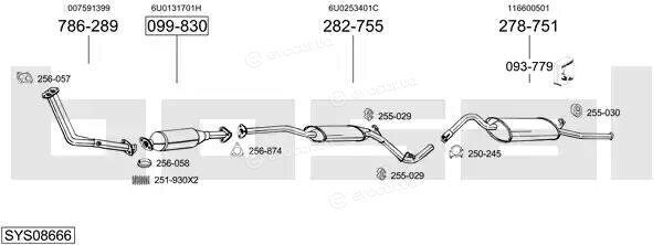 Bosal SYS08666