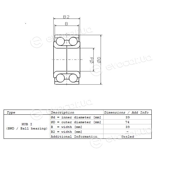 NSK ZA-39BWD05CA58**