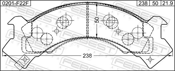 Febest 0201-F22F