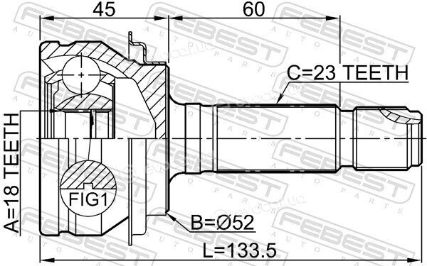 Febest 0310-RMR