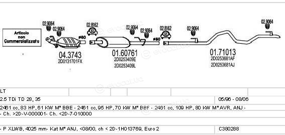 MTS C380288009469