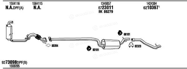 Walker / Fonos FOH18956BB