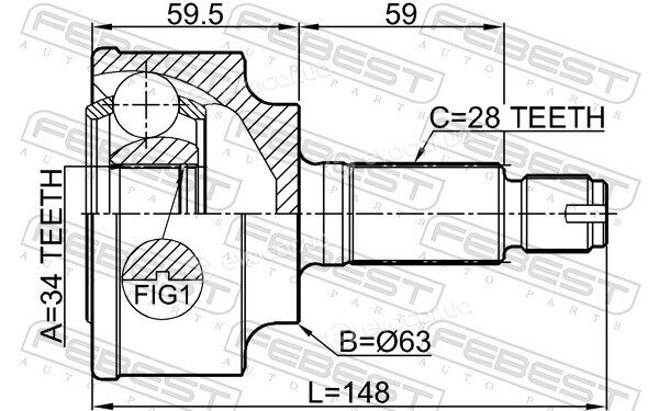 Febest 0310-CL22