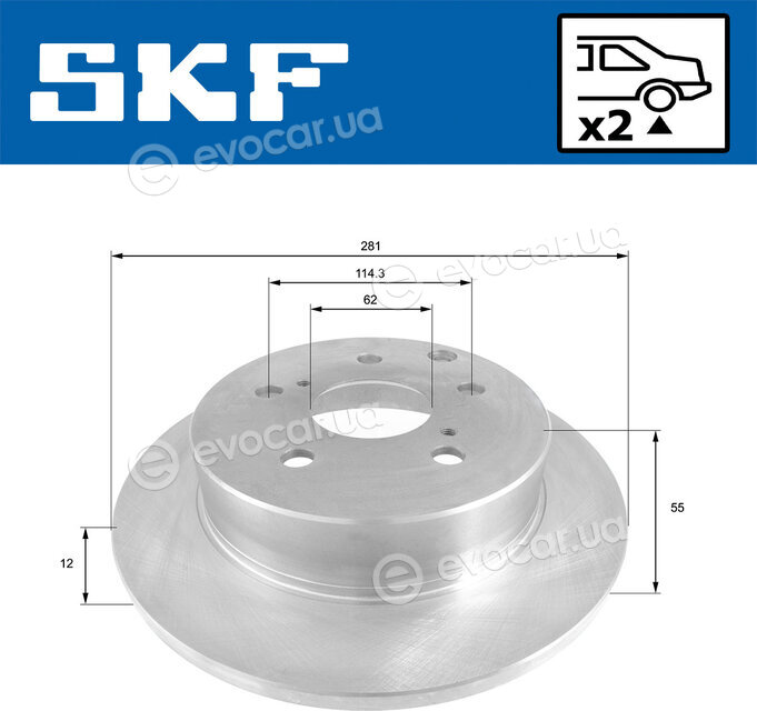 SKF VKBD 90368 S2