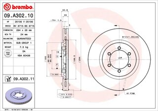 Brembo 09.A302.11
