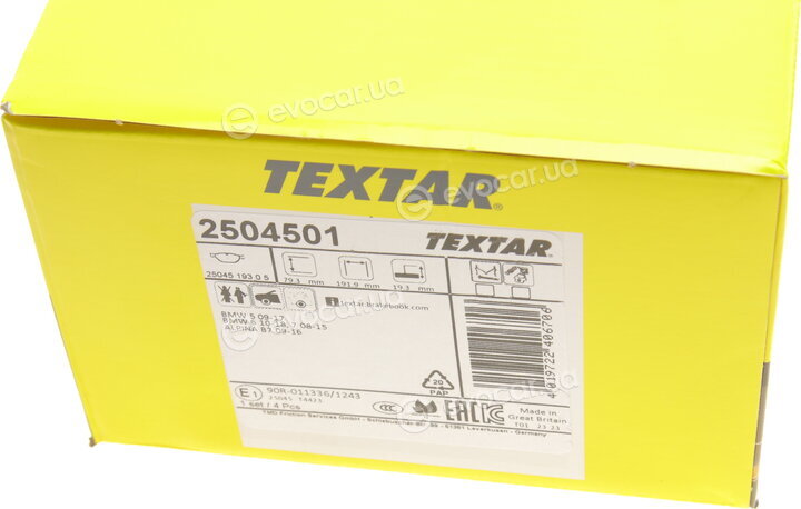 Textar 2504501