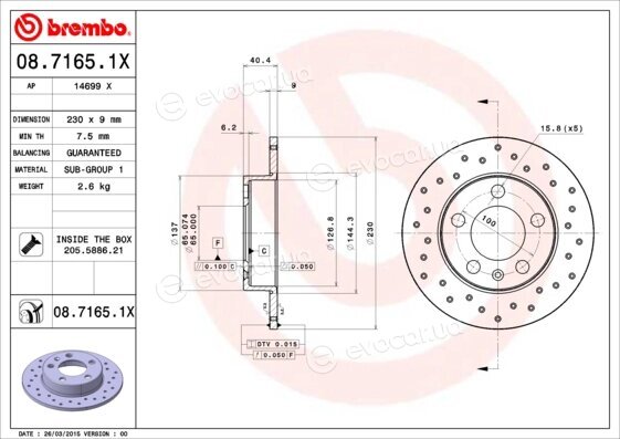 Brembo 08.7165.1X