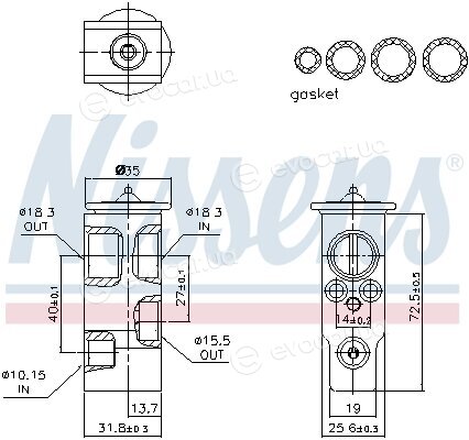 Nissens 999554