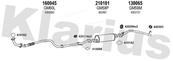 Klarius 390434E