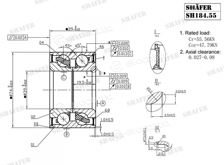 Shafer SH184.55K