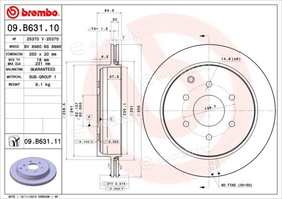 Brembo 09.B631.11