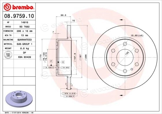 Brembo 08.9759.10