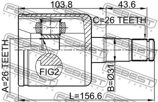 Febest 2711-S40IILH