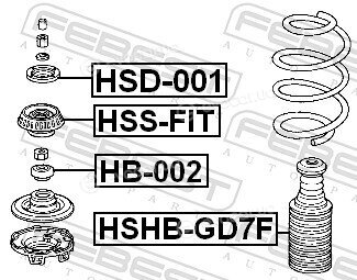 Febest HSHB-GD7F