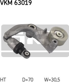 SKF VKM 63019