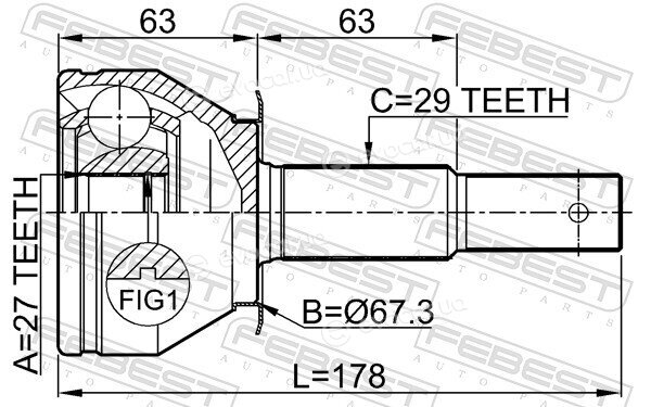 Febest 0210-R51MT