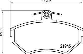 Hella Pagid 8DB 355 018-241